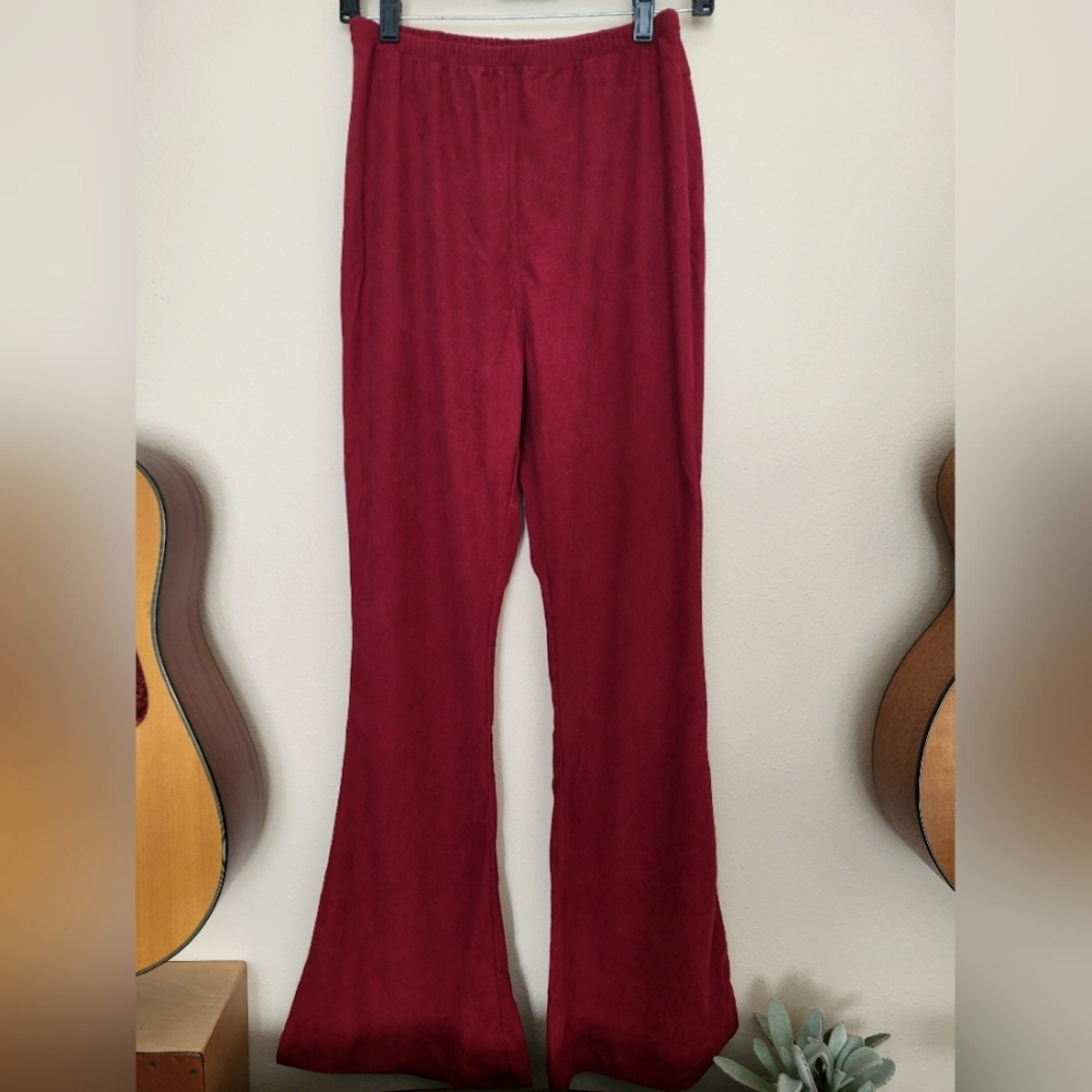 Halara Mid Rise Flare Corduroy Pants